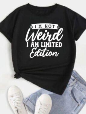 Unisex I'm Not Weird I'm Limited-Edition crew neck t-shirt